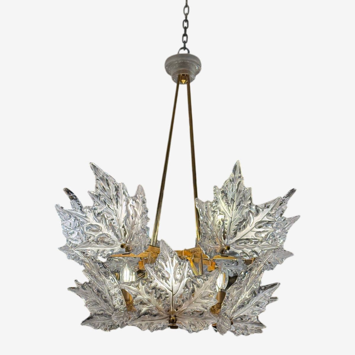 Lalique Champs-Élysées Two Tiered Chandelier - Image 1