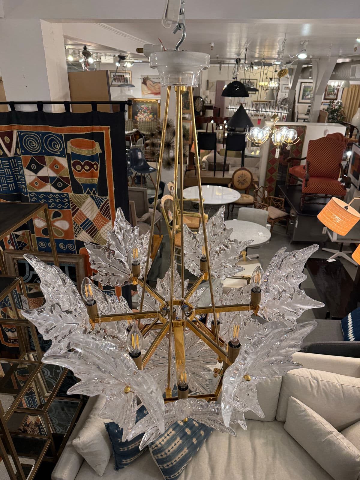 Lalique Champs-Élysées Two Tiered Chandelier - Thumbnail 11