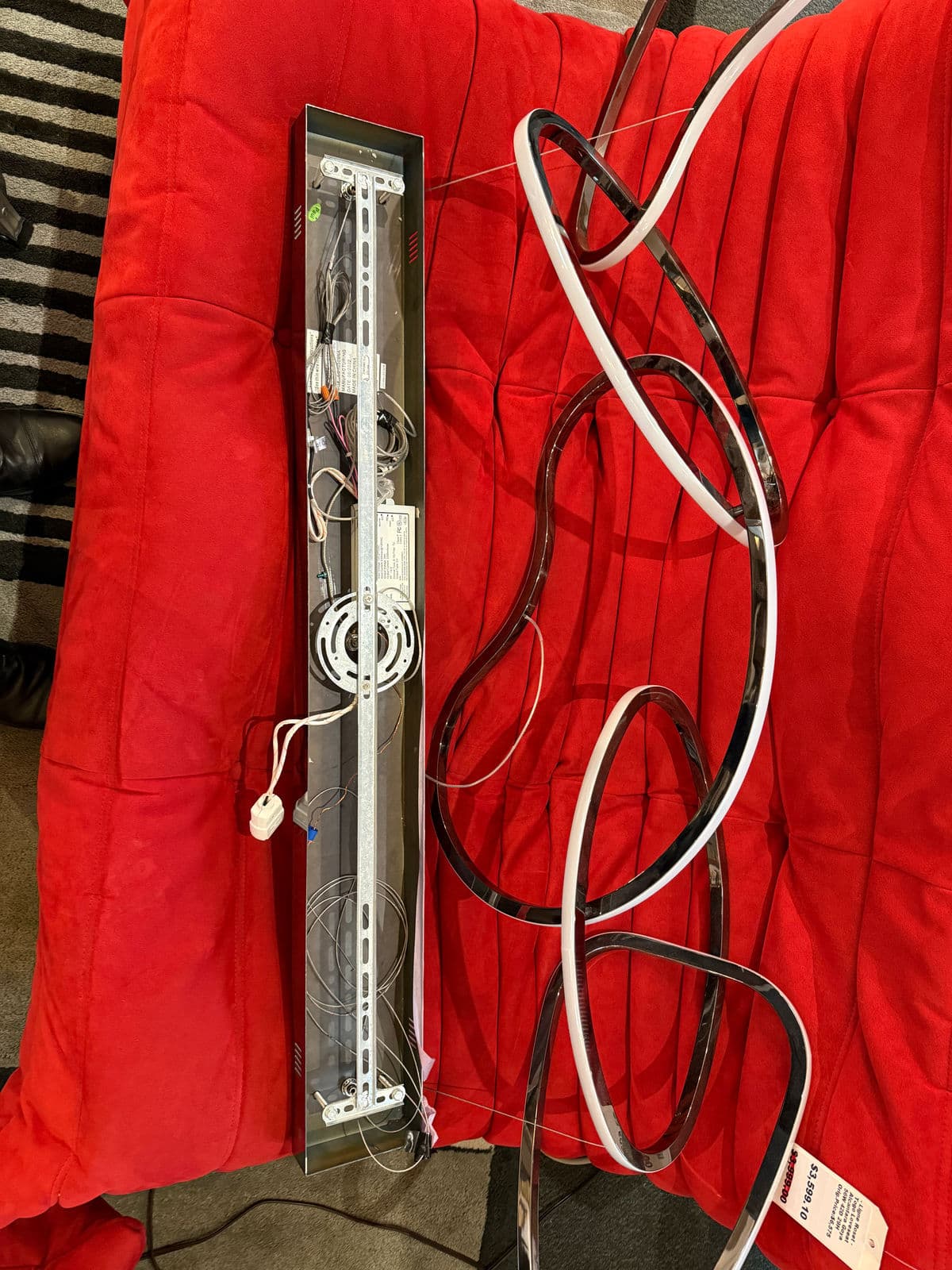 Eta Lighting Unity Chandelier, Brushed Chrome - Thumbnail 6