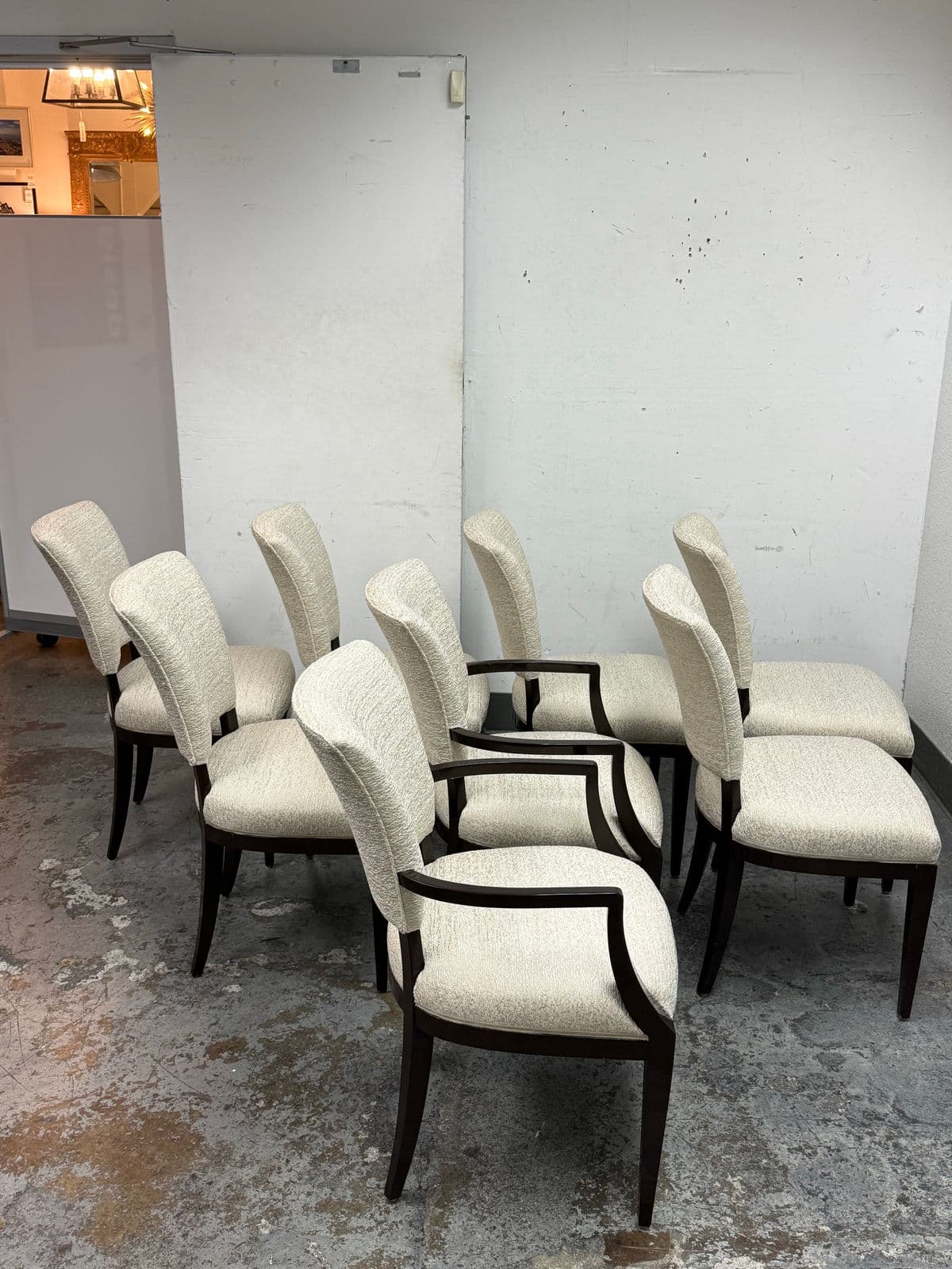 Armani by Nancy Corzine Venus Dining Chairs, Set of Eight - Thumbnail 7