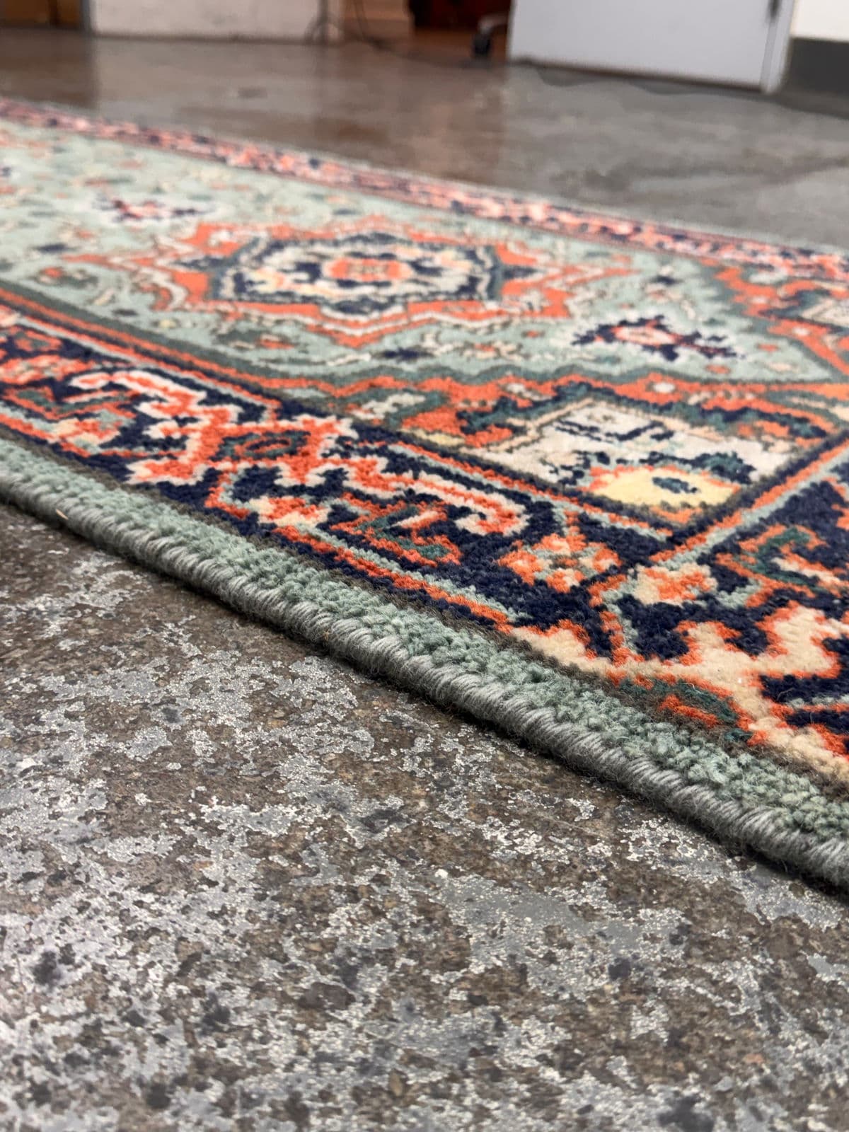 2ft 9in × 8ft 3in Vintage Wool Runner Rug - Thumbnail 6
