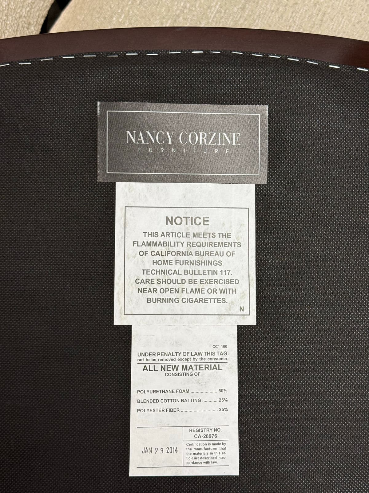 Armani by Nancy Corzine Venus Dining Chairs, Set of Eight - Thumbnail 13