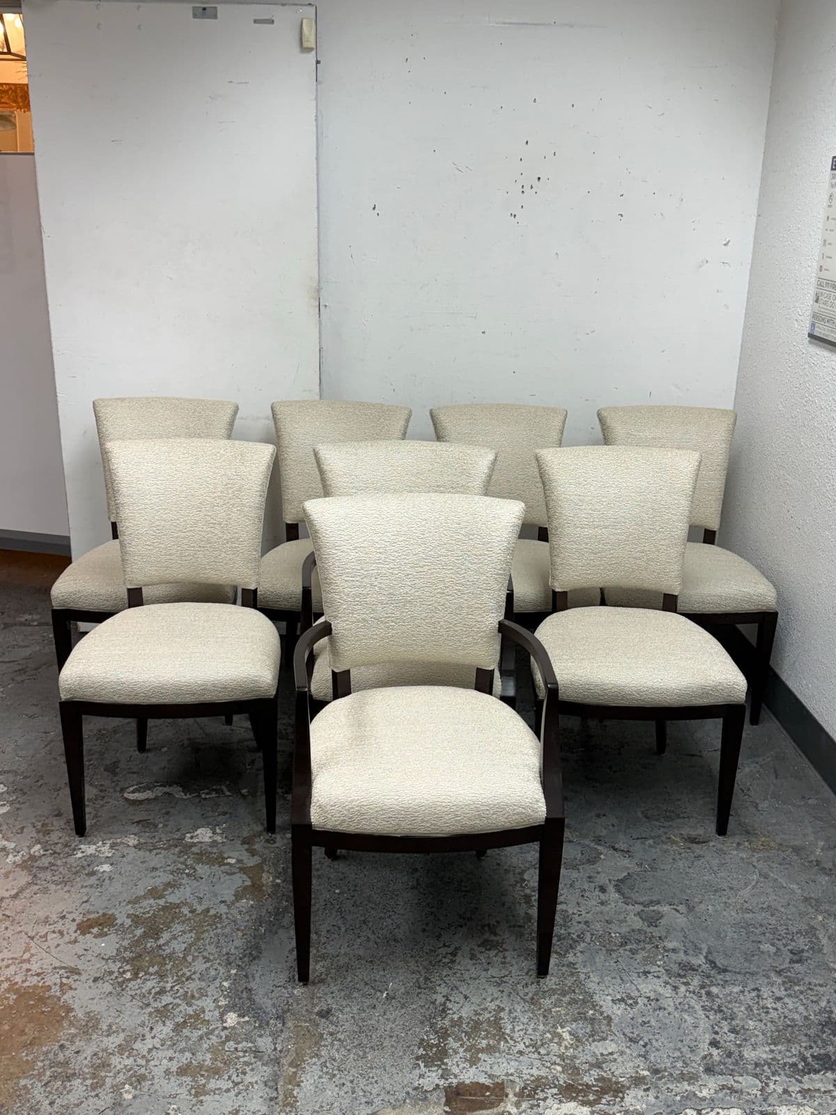 Armani by Nancy Corzine Venus Dining Chairs, Set of Eight - Thumbnail 4