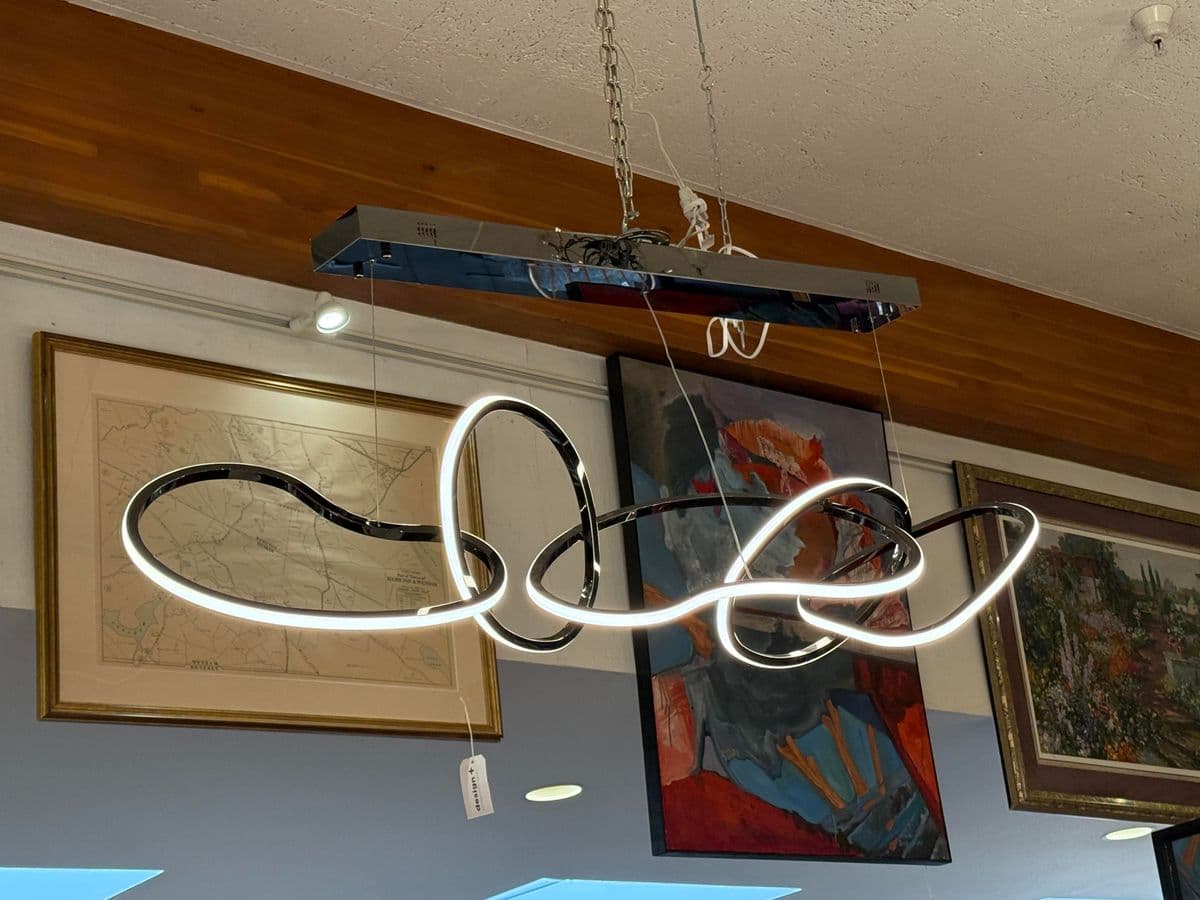 Eta Lighting Unity Chandelier, Brushed Chrome - Thumbnail 3