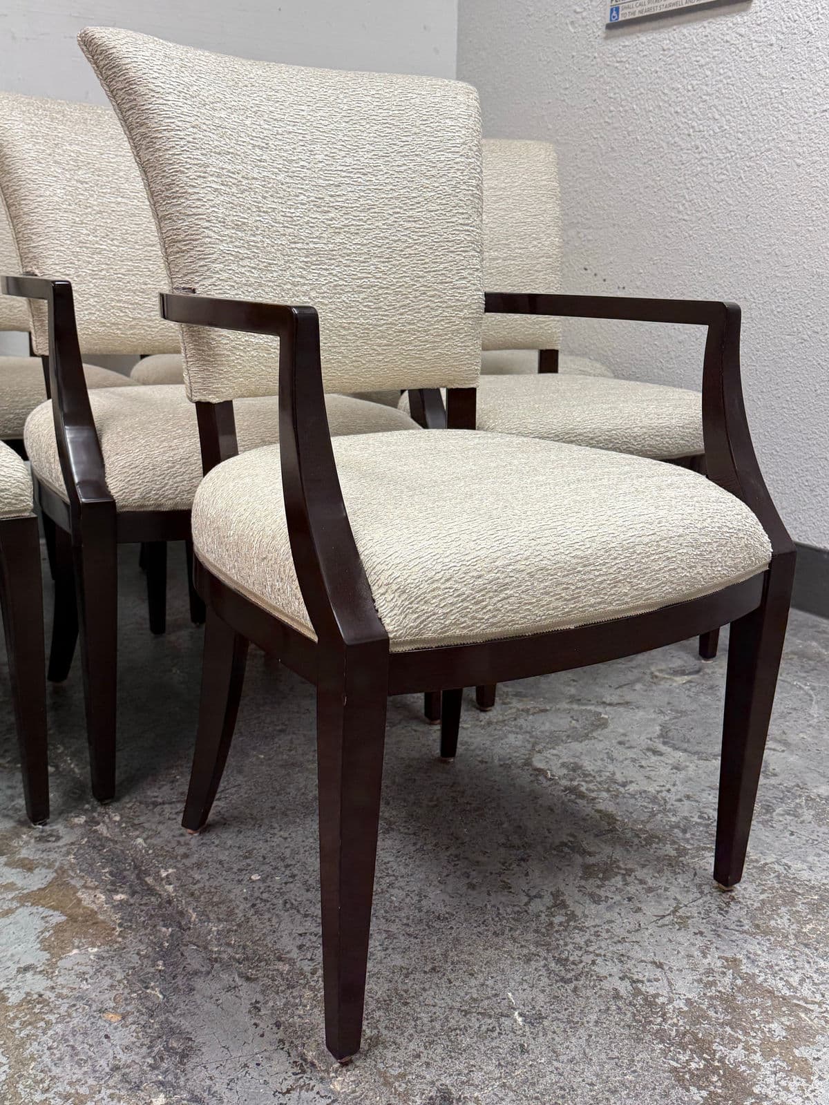 Armani by Nancy Corzine Venus Dining Chairs, Set of Eight - Thumbnail 11