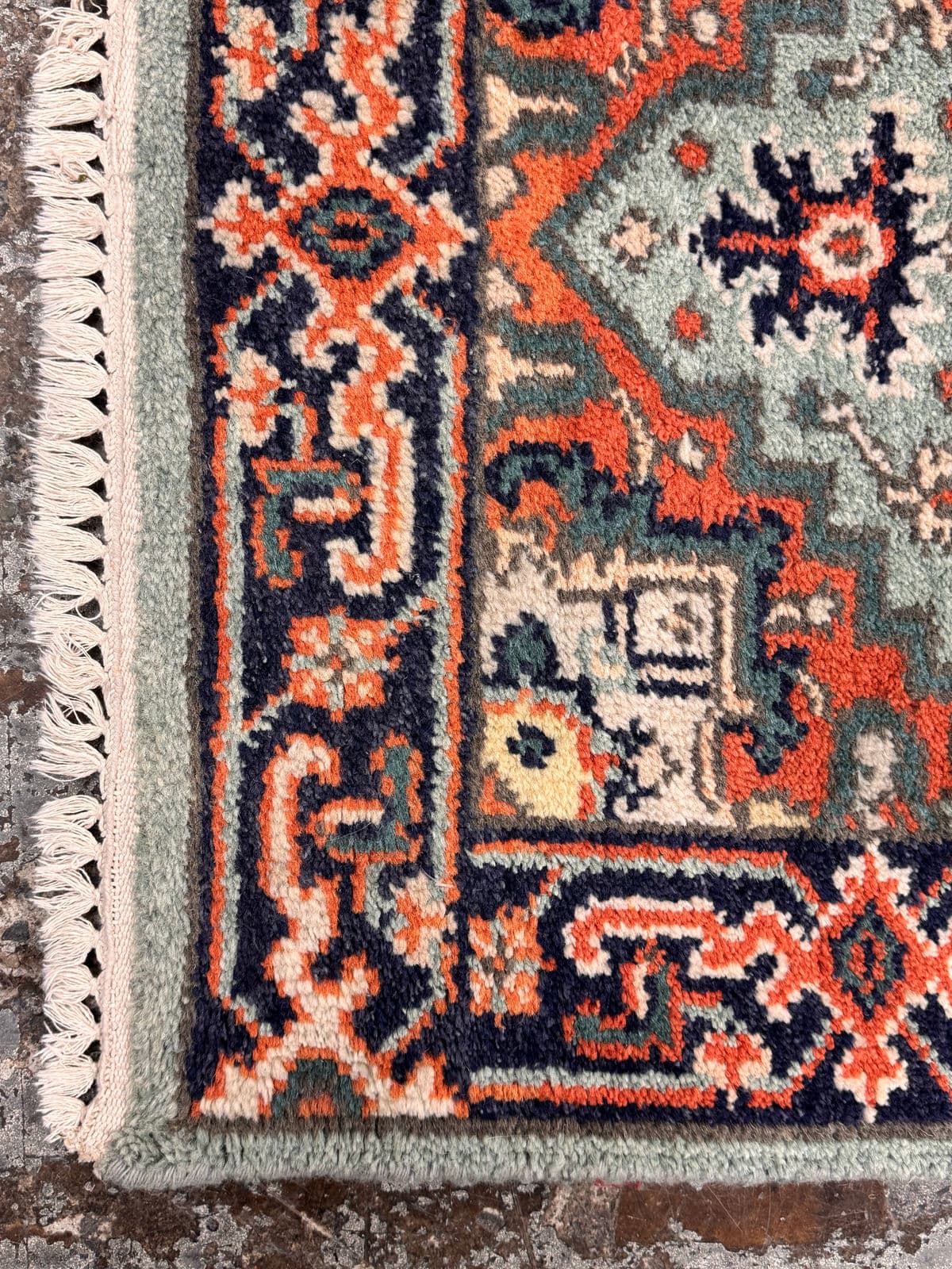 2ft 9in × 8ft 3in Vintage Wool Runner Rug - Thumbnail 8