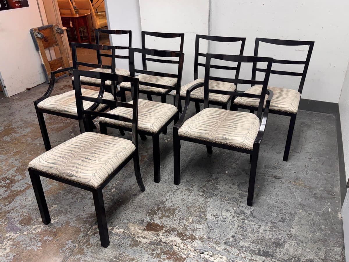Henredon Acquisitions Dining Chairs, Set of Eight - Thumbnail 4