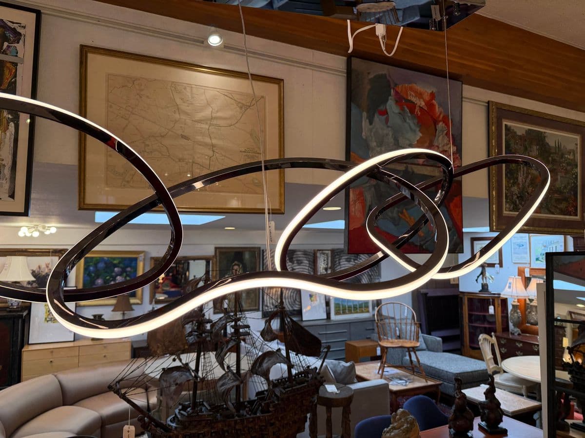 Eta Lighting Unity Chandelier, Brushed Chrome - Thumbnail 8