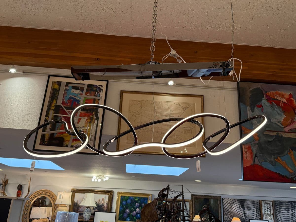 Eta Lighting Unity Chandelier, Brushed Chrome - Thumbnail 14