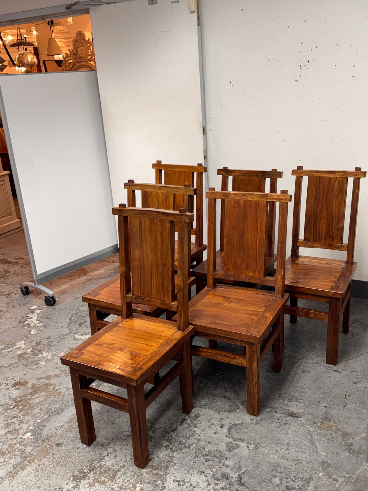 Handcrafted Dining Chairs, Set of Six - Thumbnail 4