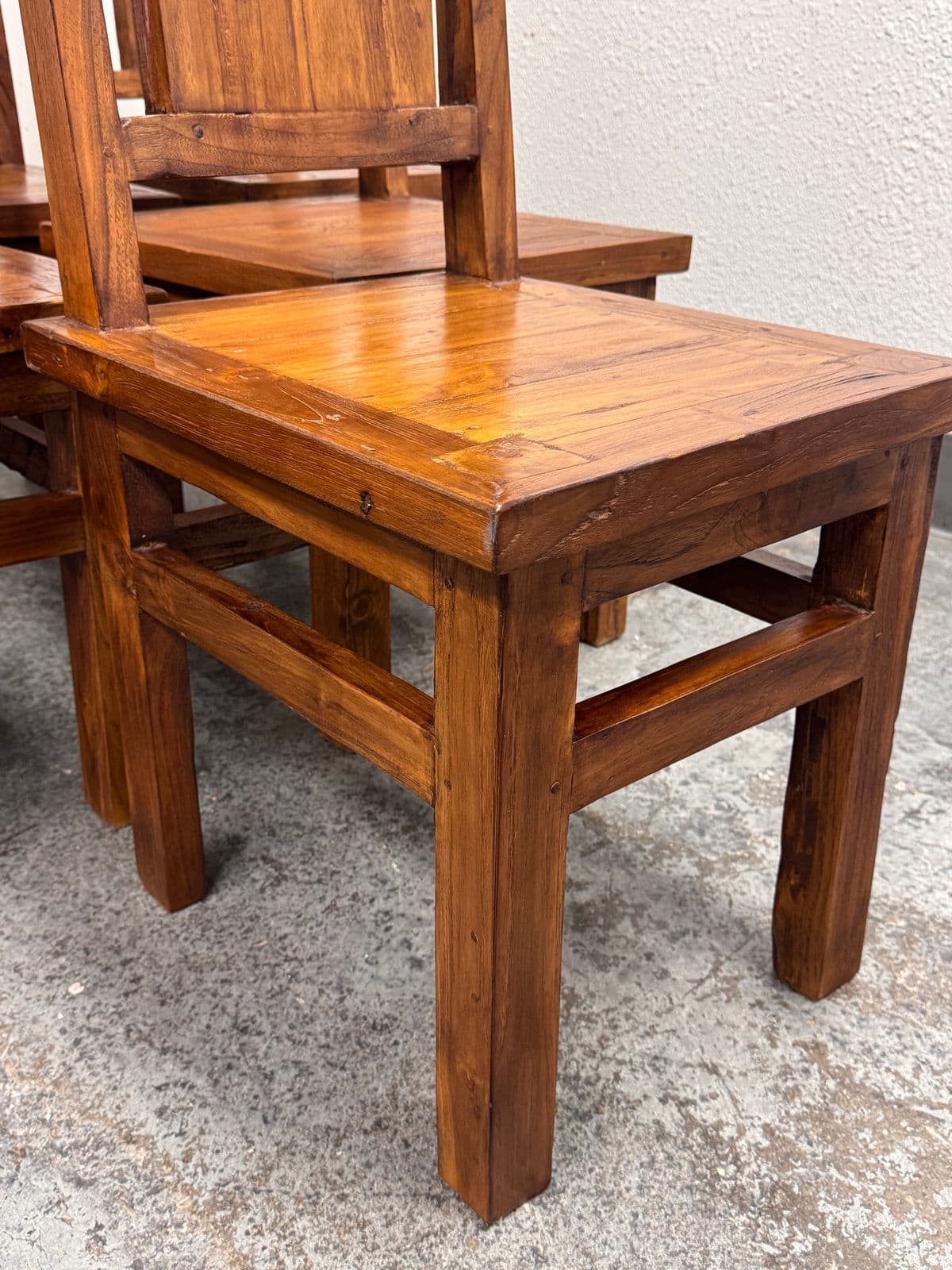 Handcrafted Dining Chairs, Set of Six - Thumbnail 13