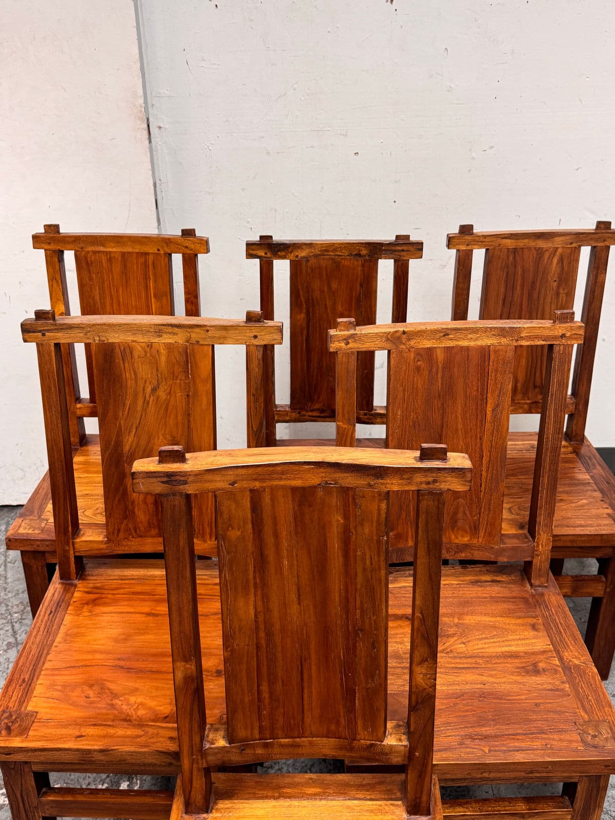 Handcrafted Dining Chairs, Set of Six - Thumbnail 11