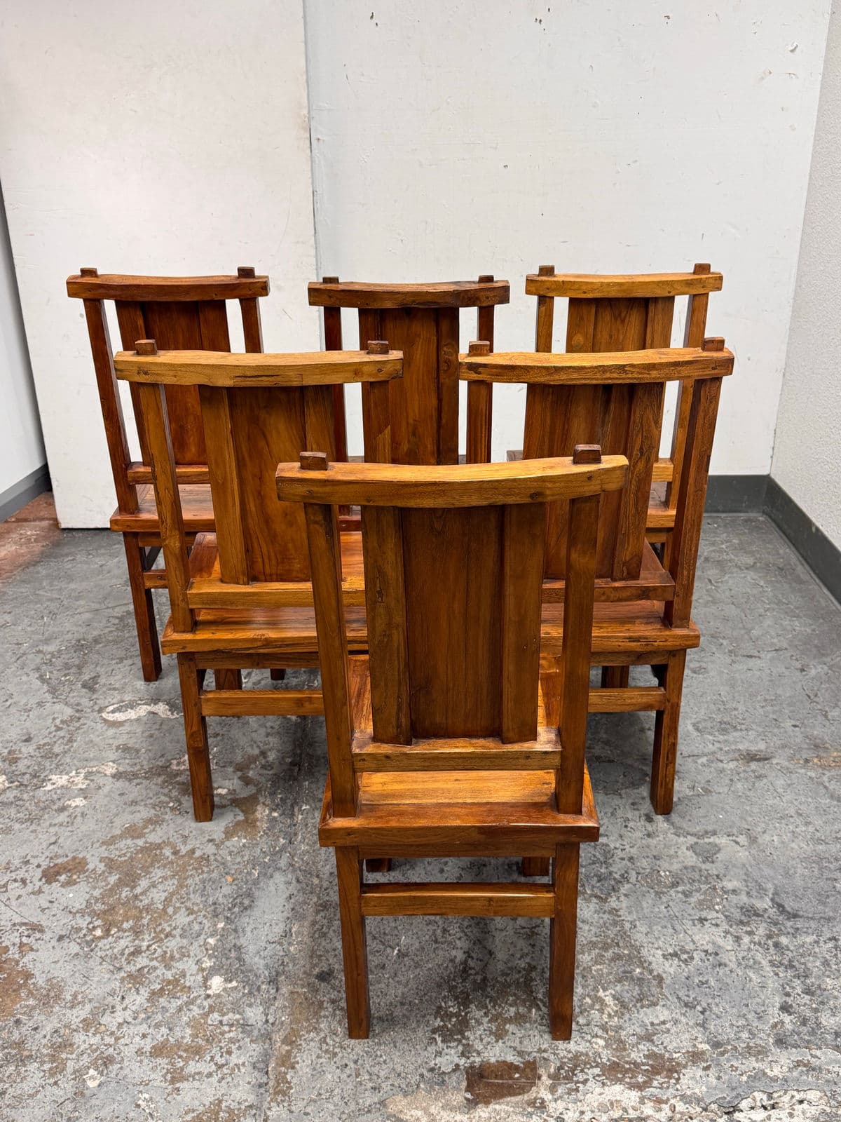 Handcrafted Dining Chairs, Set of Six - Thumbnail 6
