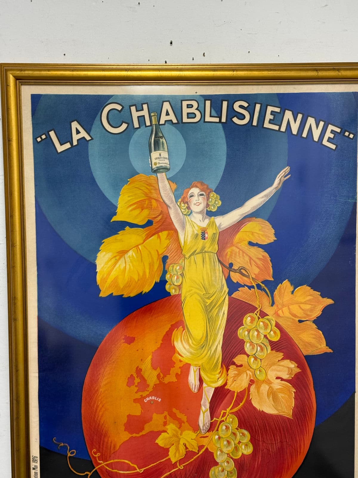 Henri Le Monnier “La Chablisienne” Lithograph, Framed - Thumbnail 7