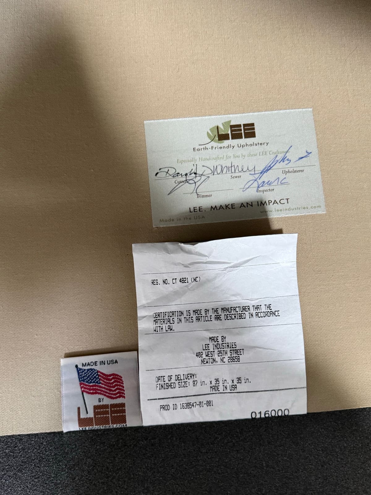 Lee Industries Model #3583 Sectional - Thumbnail 10