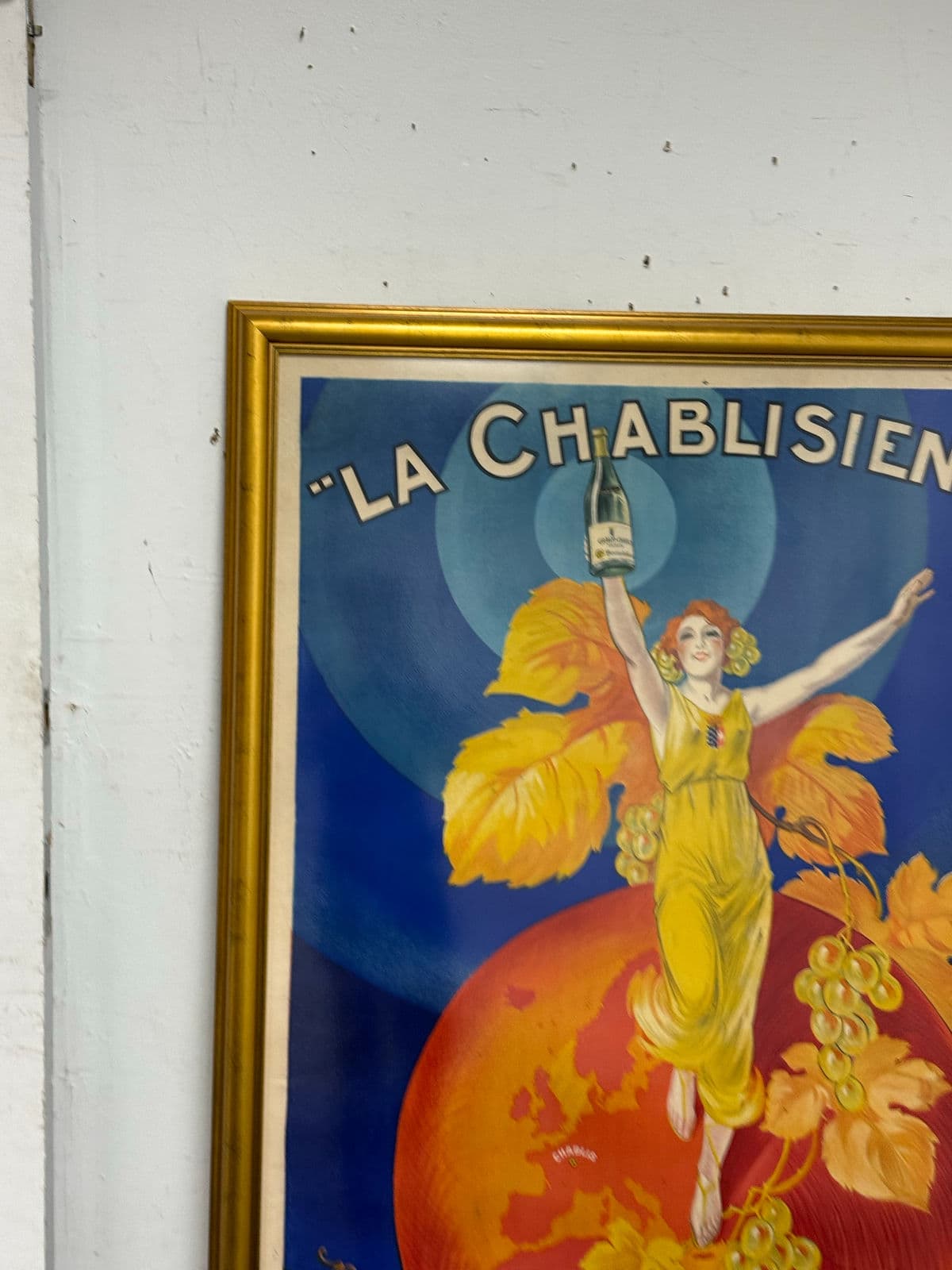 Henri Le Monnier “La Chablisienne” Lithograph, Framed - Thumbnail 4