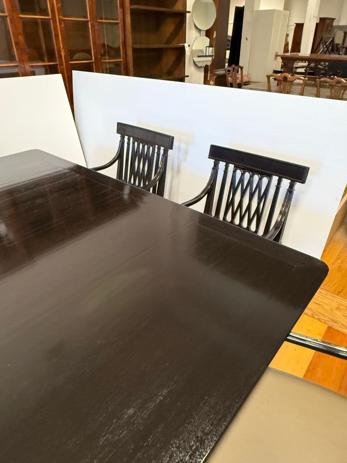 Rose Tarlow Pickwick Table + Set of Six Pope Arm Chairs, Set - Thumbnail 11