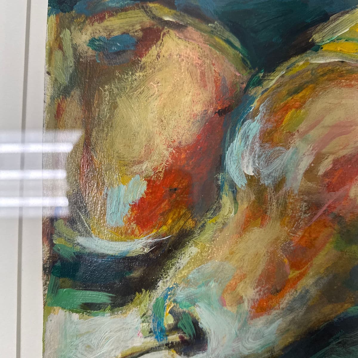 Vintage Fruit Still Life Oil Painting, Signed - Thumbnail 13