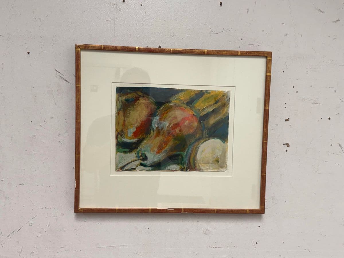 Vintage Fruit Still Life Oil Painting, Signed - Thumbnail 5