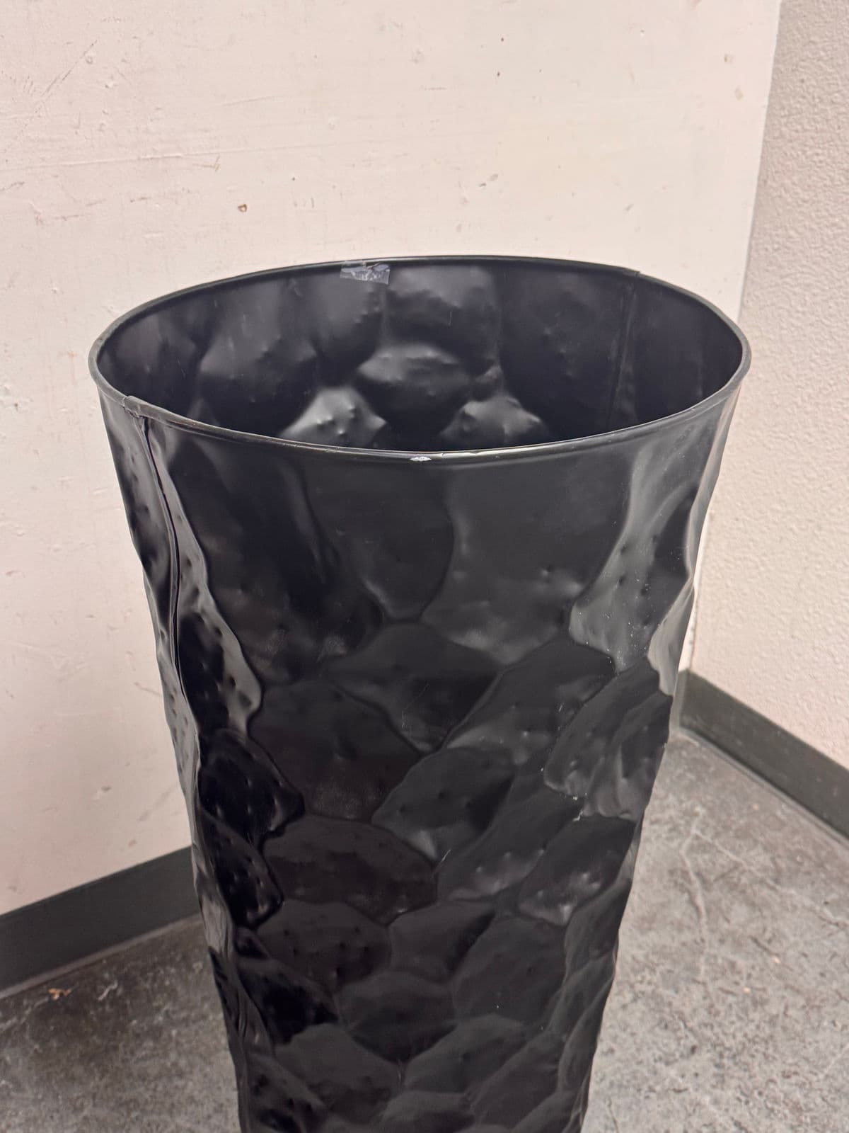 Vintage Hammered Planters, Pair - Thumbnail 5