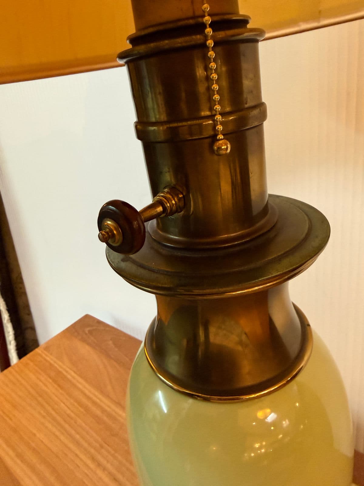 Mid 20th Century Ostrich Egg Table Lamp - Thumbnail 13