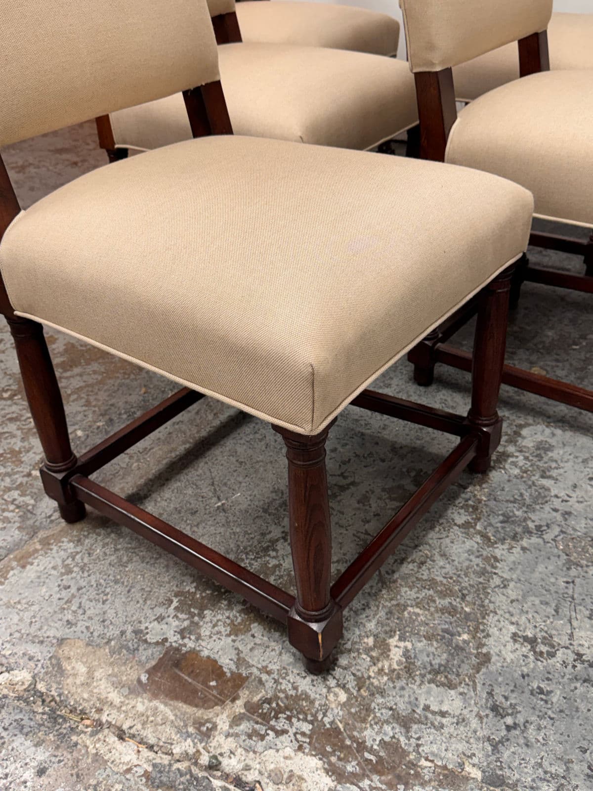 Restoration Hardware Empire Parsons Back Dining Chairs, Set of Six - Thumbnail 8