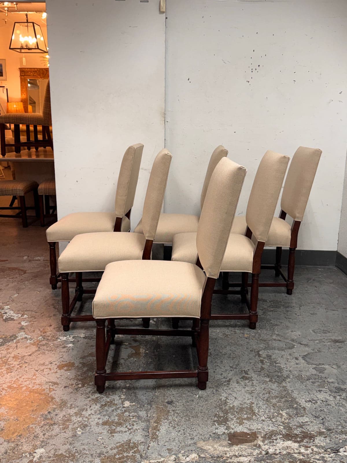 Restoration Hardware Empire Parsons Back Dining Chairs, Set of Six - Thumbnail 5