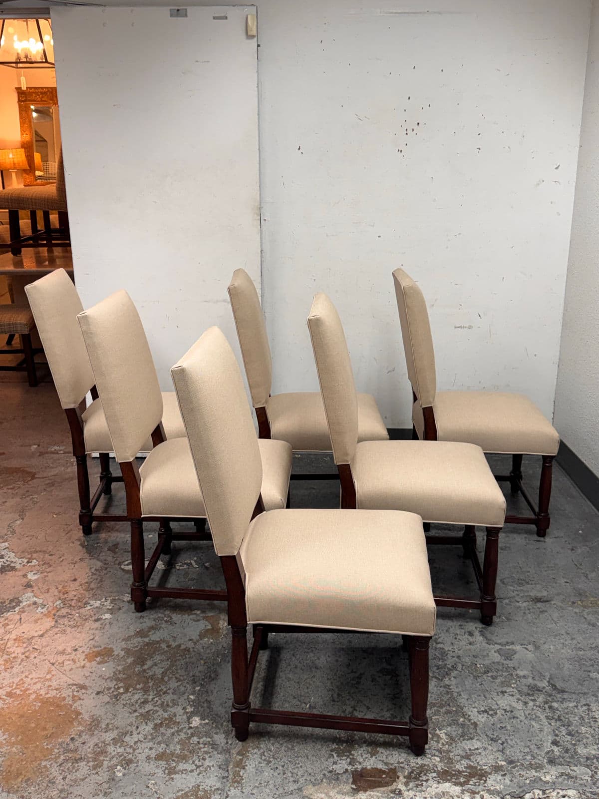 Restoration Hardware Empire Parsons Back Dining Chairs, Set of Six - Thumbnail 7