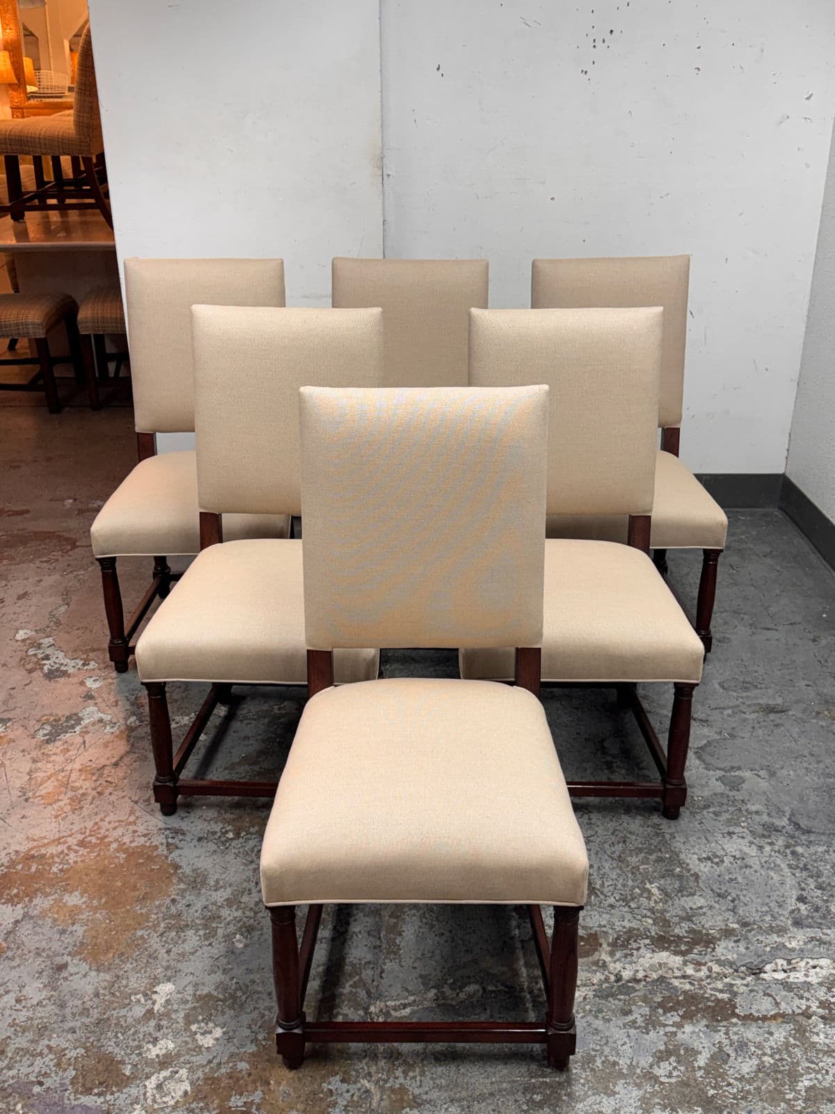 Restoration Hardware Empire Parsons Back Dining Chairs, Set of Six - Thumbnail 3