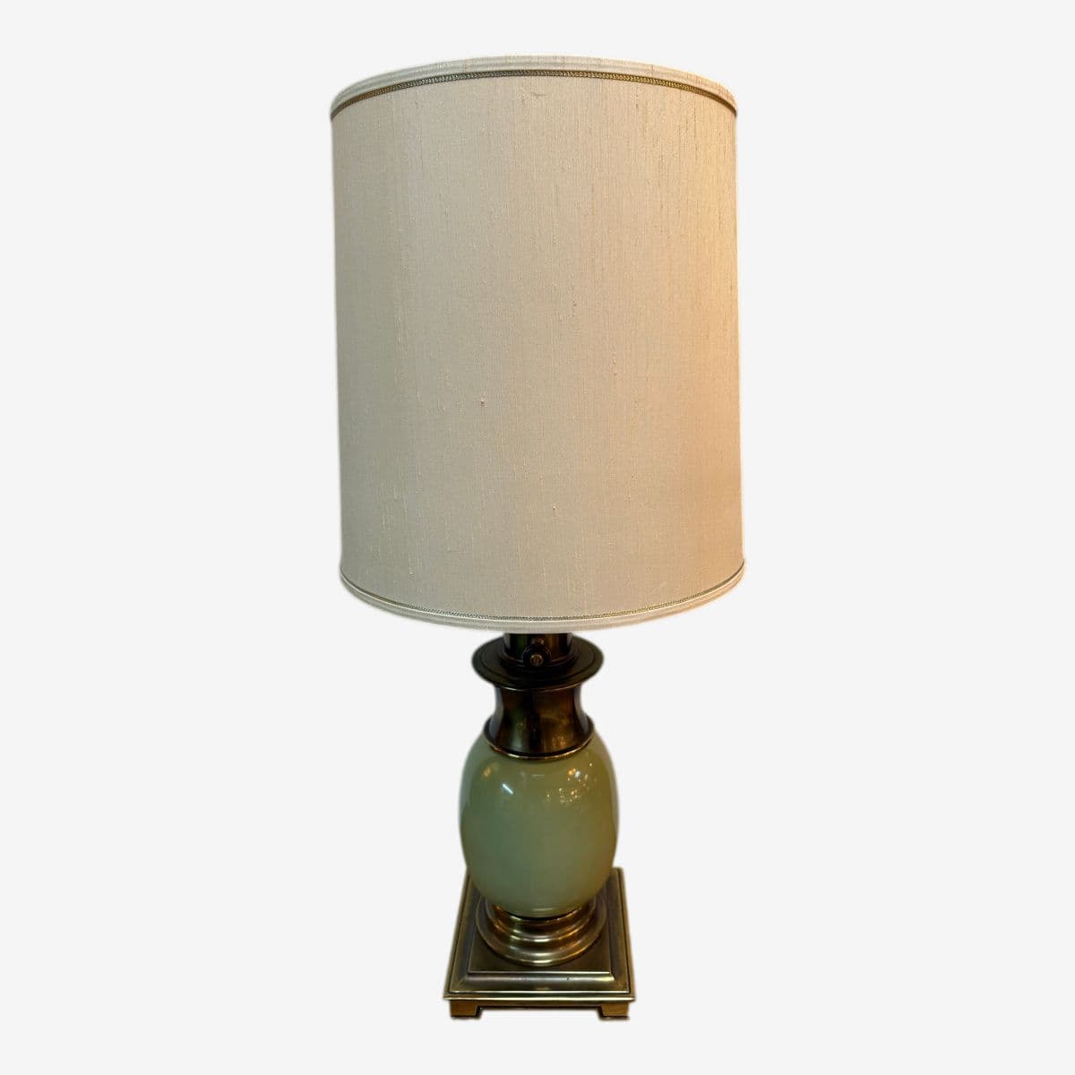 Mid 20th Century Ostrich Egg Table Lamp - Image 1