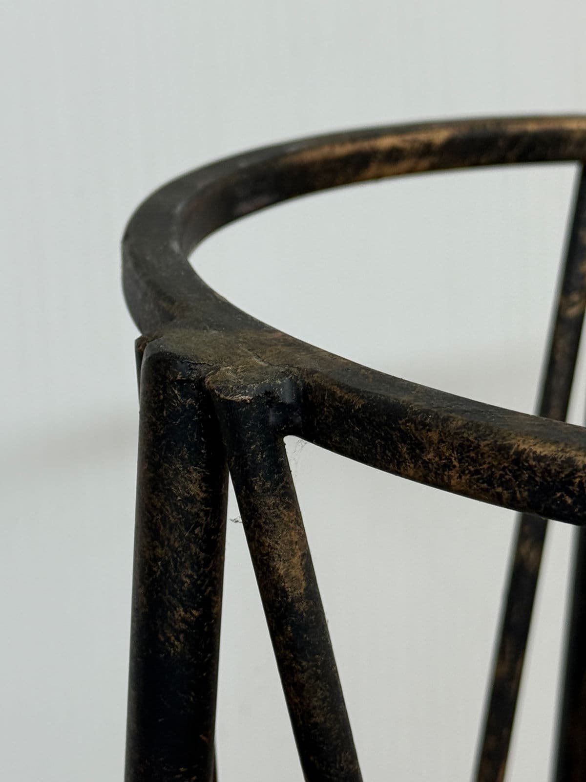 Regency Style Iron Plant Stand + Ceramic Urn, Set of Two - Thumbnail 9