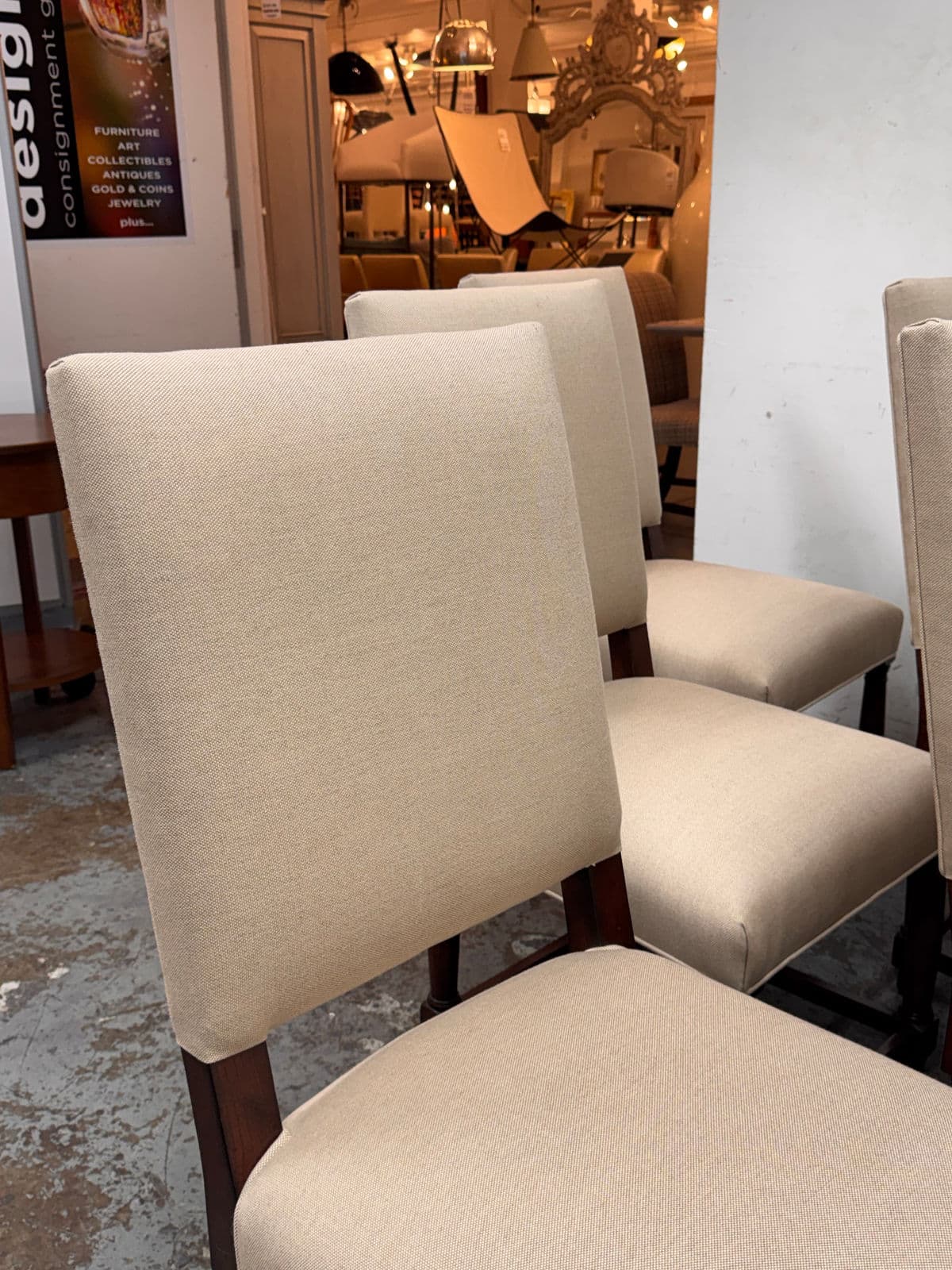 Restoration Hardware Empire Parsons Back Dining Chairs, Set of Six - Thumbnail 9