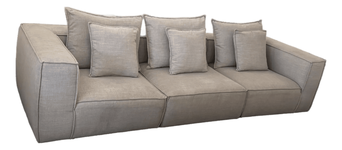 Arhaus Motion Collection Coburn Sofa, Nomad Stone - Thumbnail 2