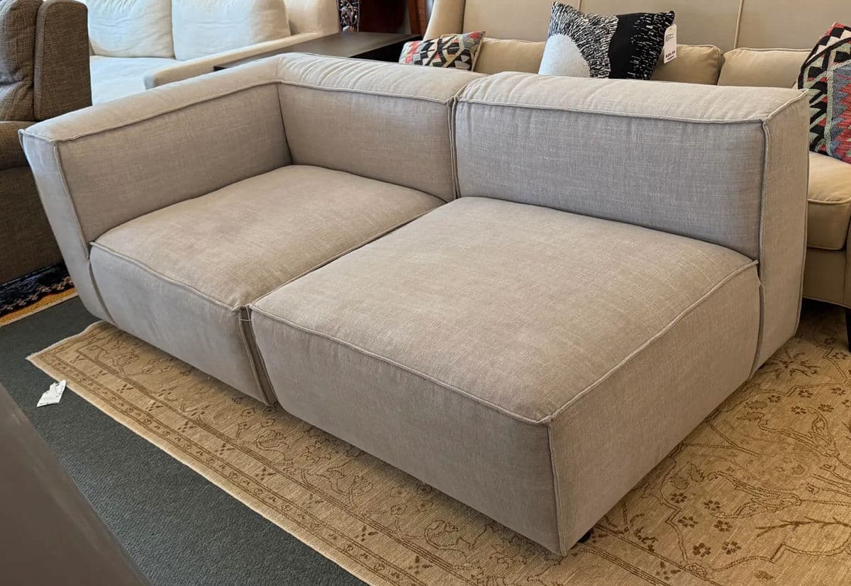 Arhaus Motion Collection Coburn Sofa, Nomad Stone - Thumbnail 10