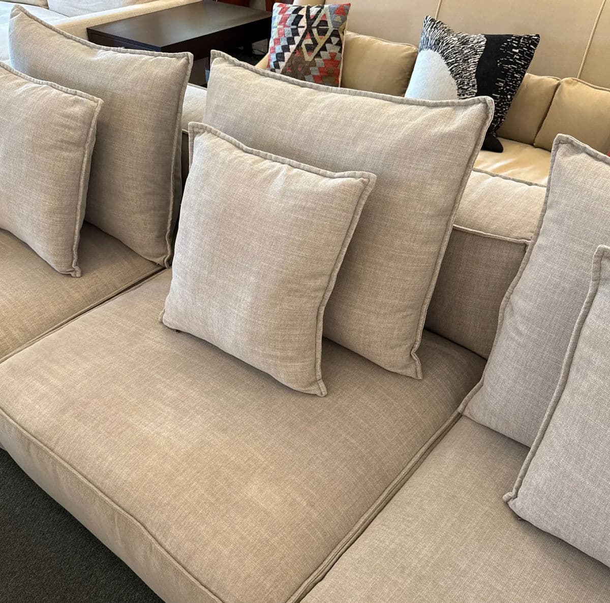 Arhaus Motion Collection Coburn Sofa, Nomad Stone - Thumbnail 12