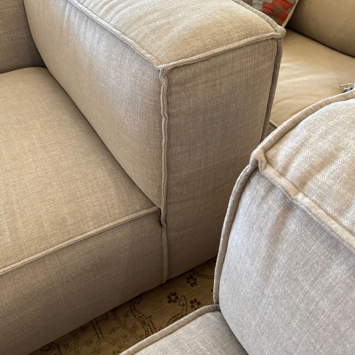 Arhaus Motion Collection Coburn Sofa, Nomad Stone - Thumbnail 8