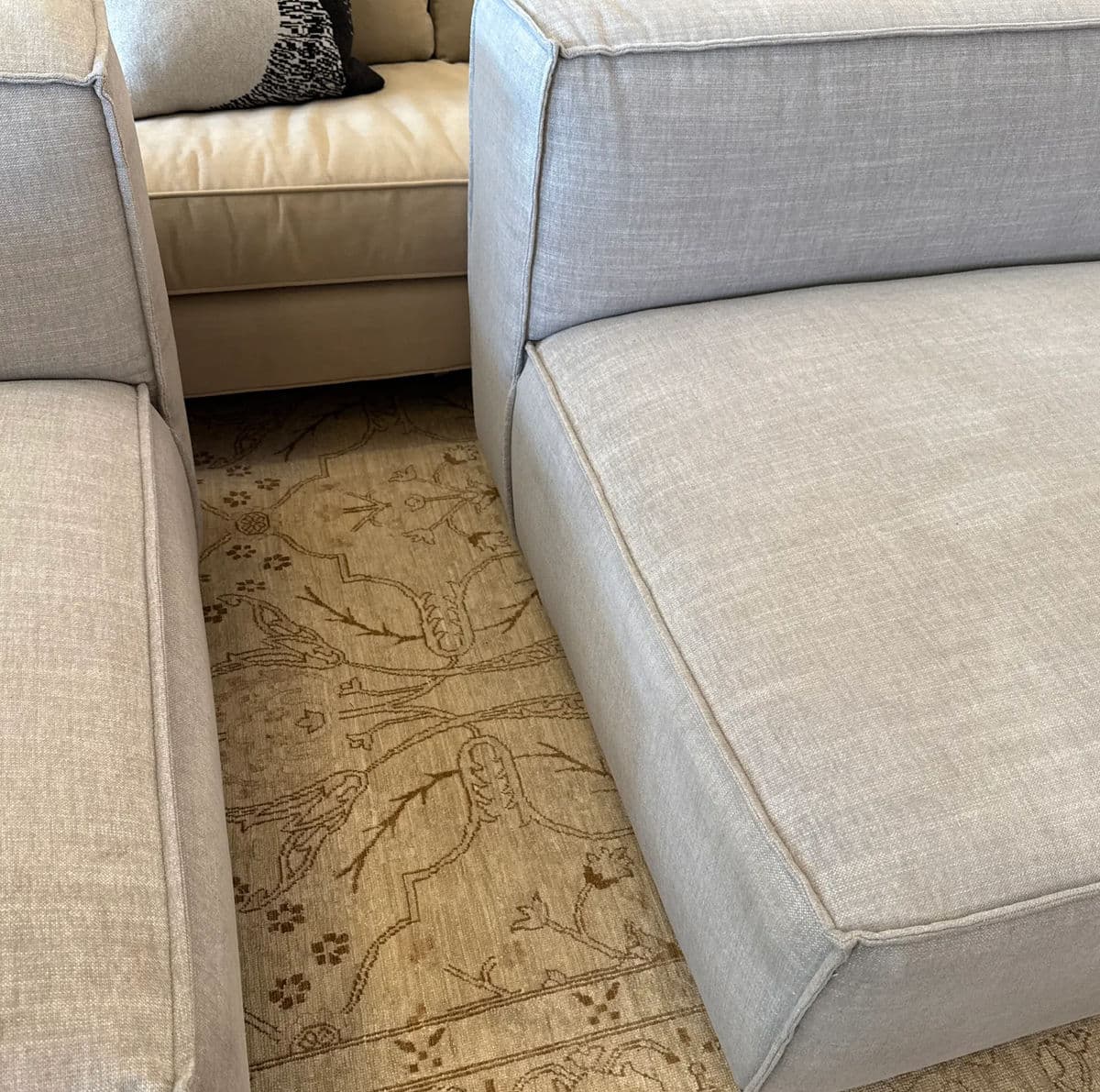 Arhaus Motion Collection Coburn Sofa, Nomad Stone - Thumbnail 13