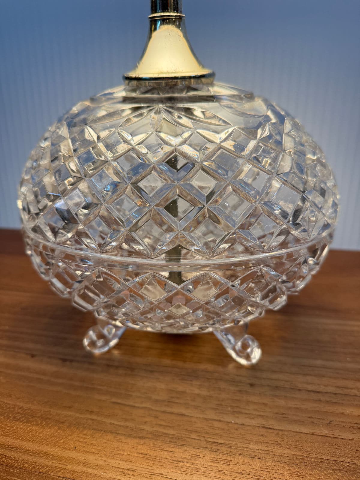Cut Glass Boudoir Table Lamp - Thumbnail 10
