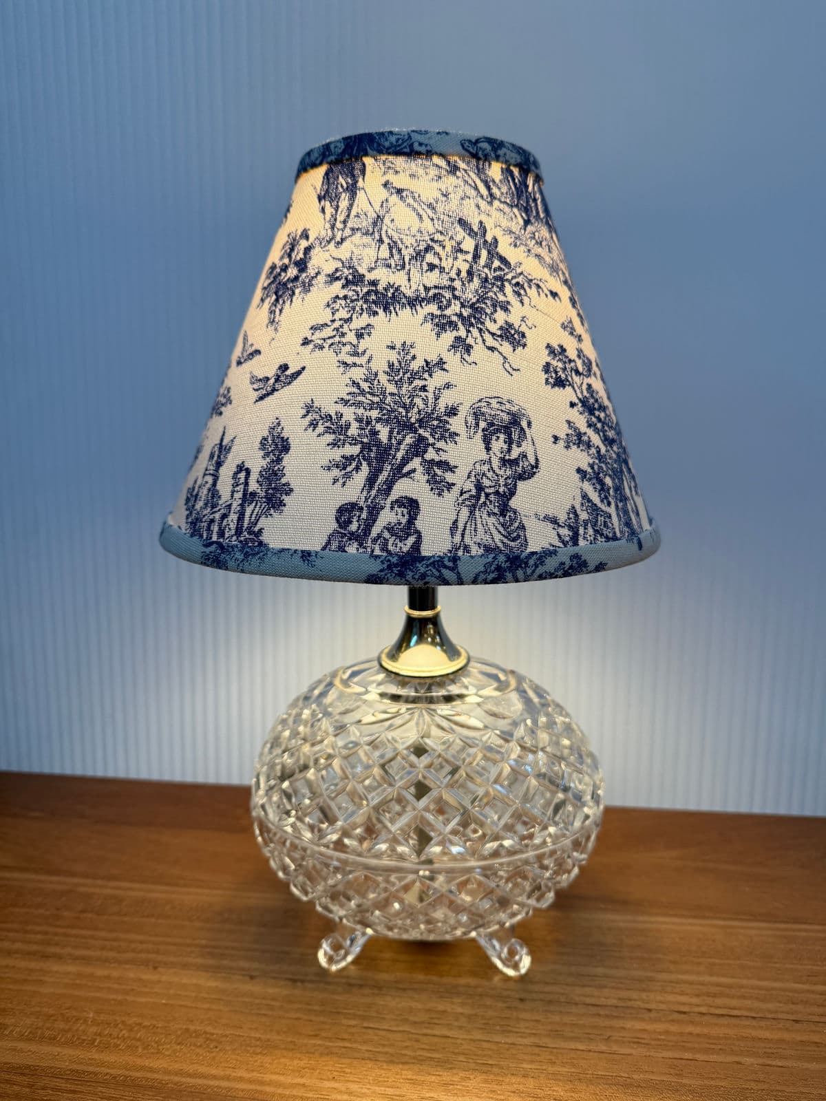 Cut Glass Boudoir Table Lamp - Thumbnail 4