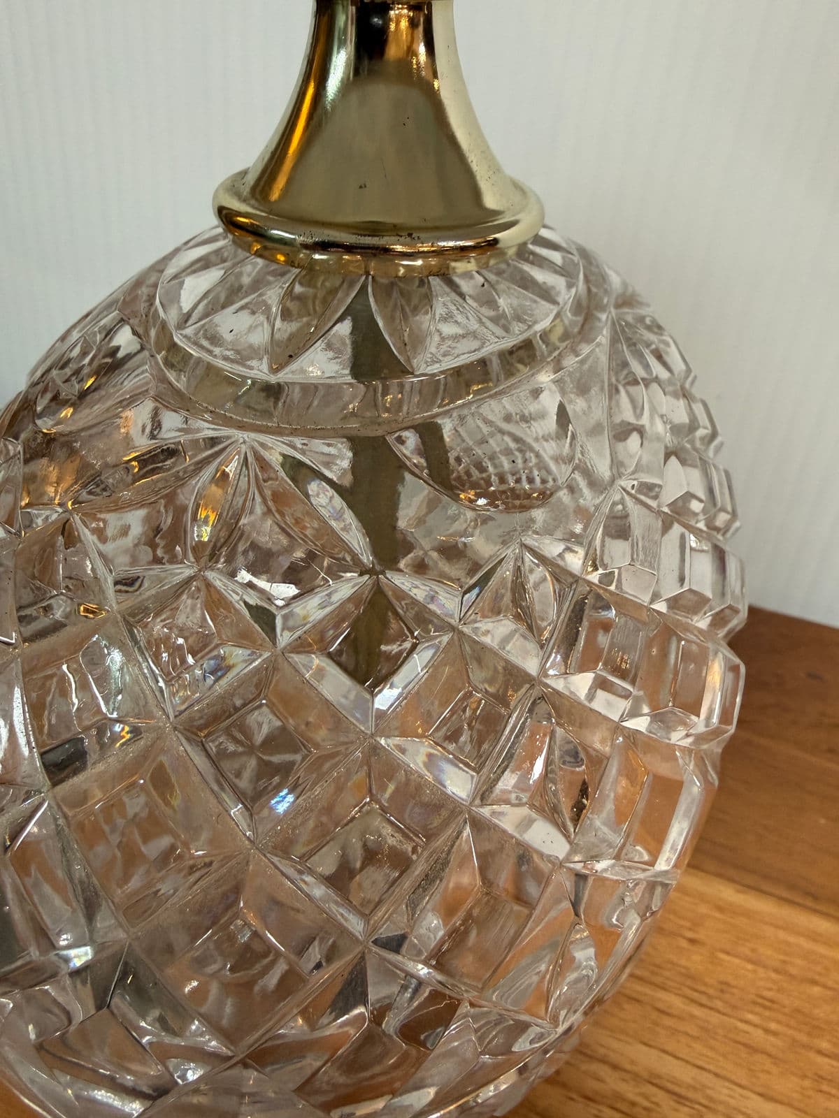 Cut Glass Boudoir Table Lamp - Thumbnail 6