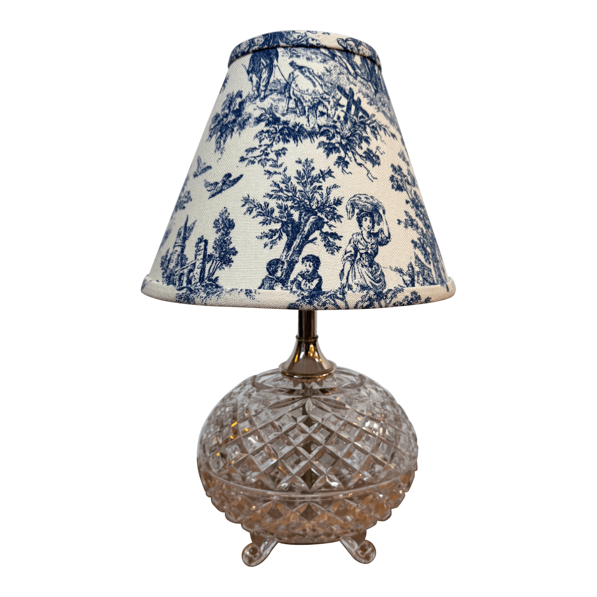 Cut Glass Boudoir Table Lamp - Thumbnail 2