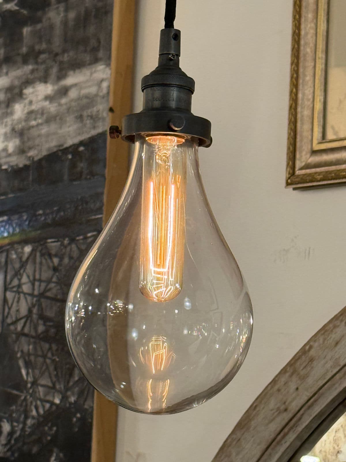 Restoration Hardware Teardrop Pendant Light - Thumbnail 4
