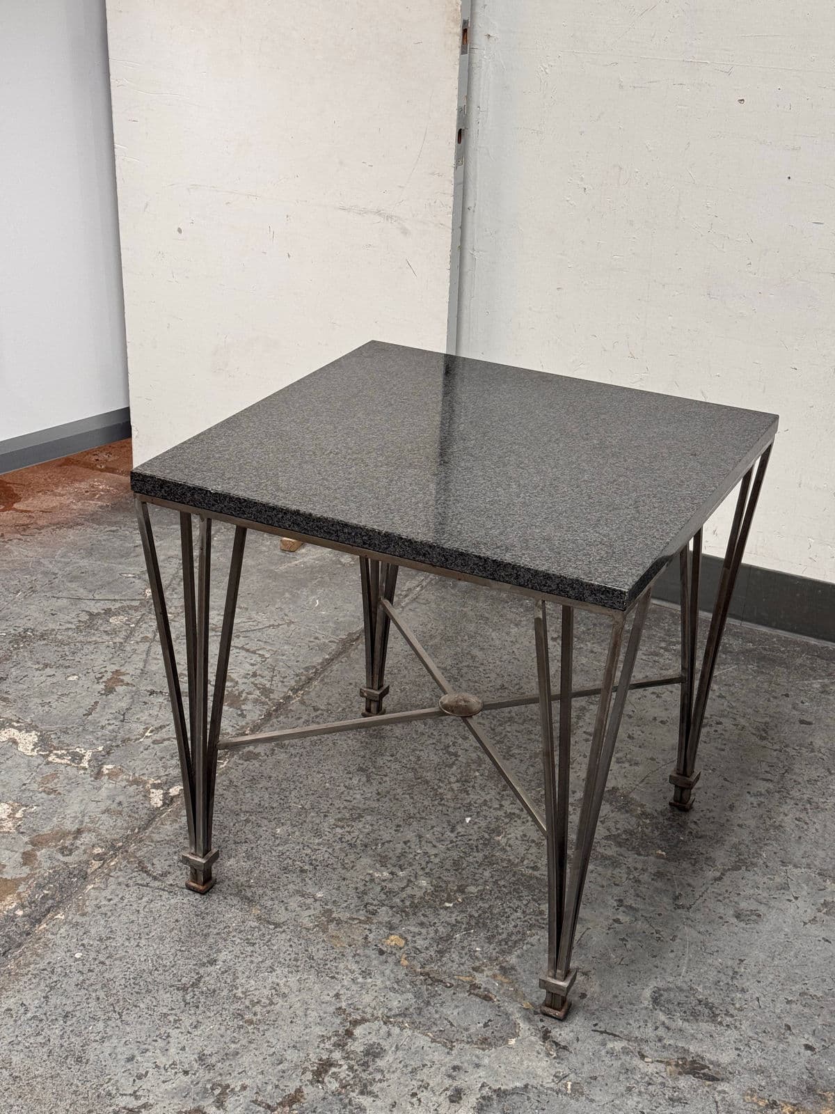 Post Modern Granite + Steel Table - Thumbnail 4