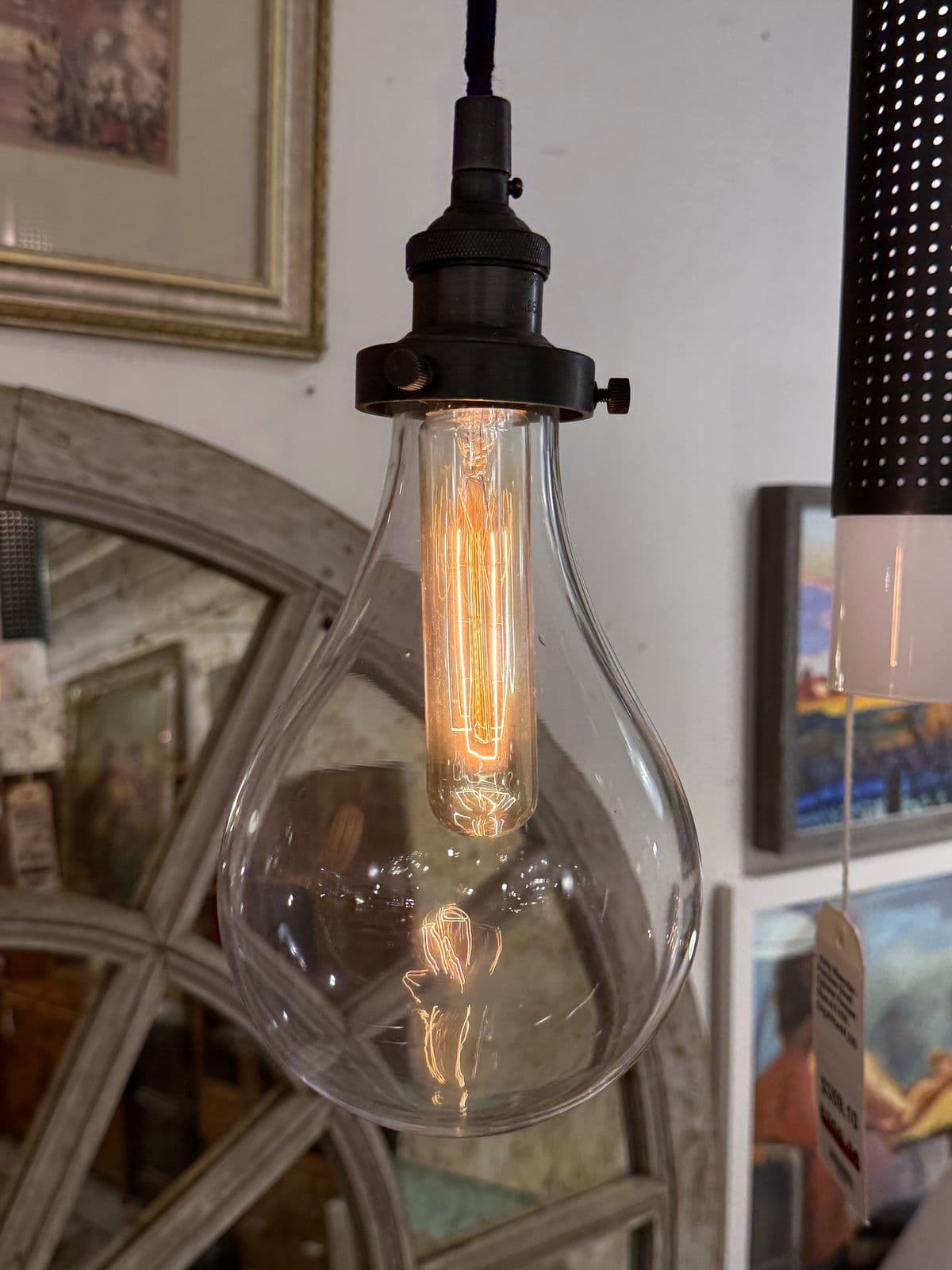 Restoration Hardware Teardrop Pendant Light - Thumbnail 6