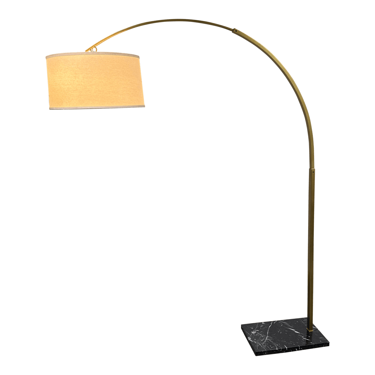 Restoration Hardware Modern Arc Floor Lamp + Black Marble - Thumbnail 2