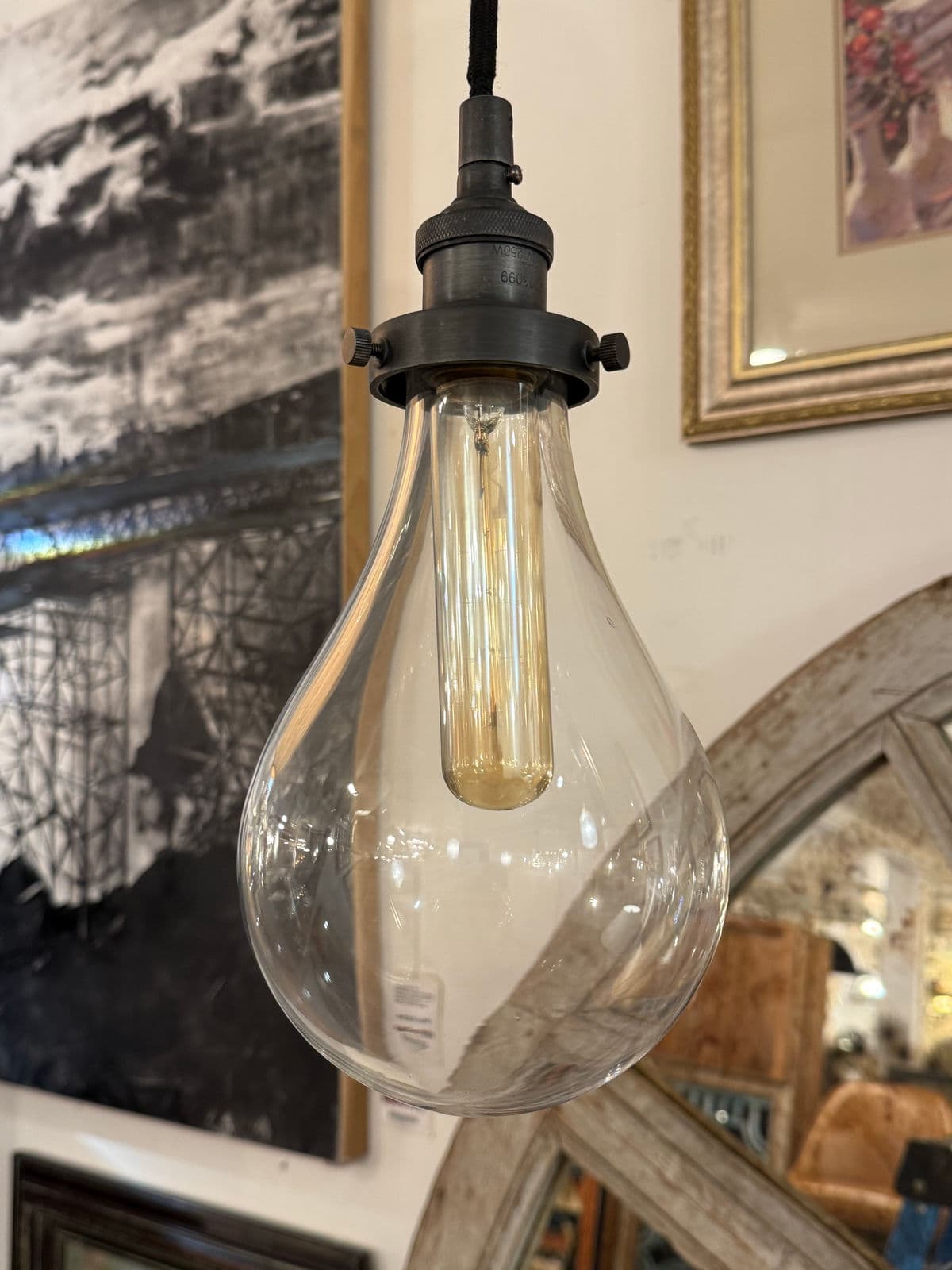 Restoration Hardware Teardrop Pendant Light - Thumbnail 5