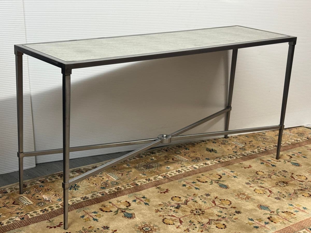 Sunrise Home Antiqued Console Table - Thumbnail 11