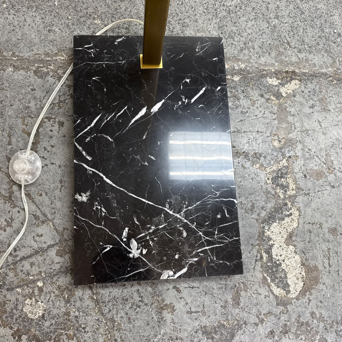 Restoration Hardware Modern Arc Floor Lamp + Black Marble - Thumbnail 6