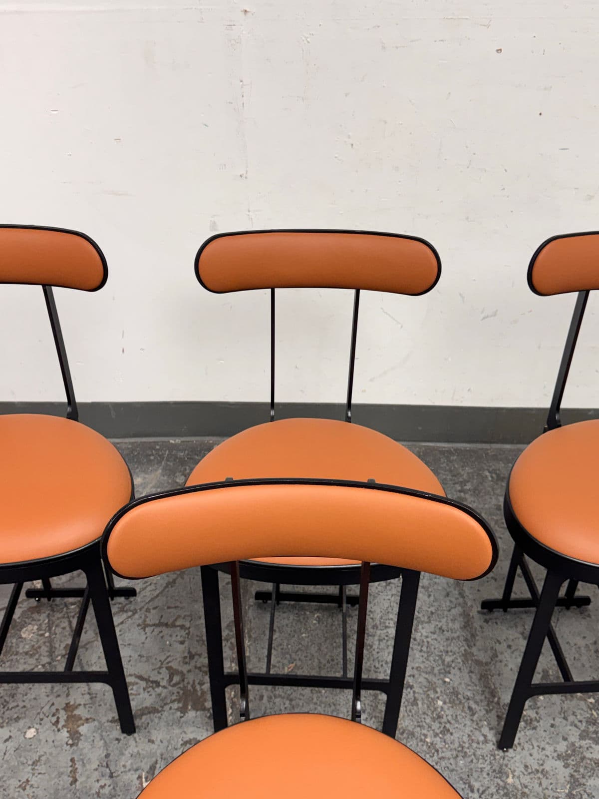 Michael Oren Design Porter Place Style Swivel Counter Stools, Set of Four - Thumbnail 8