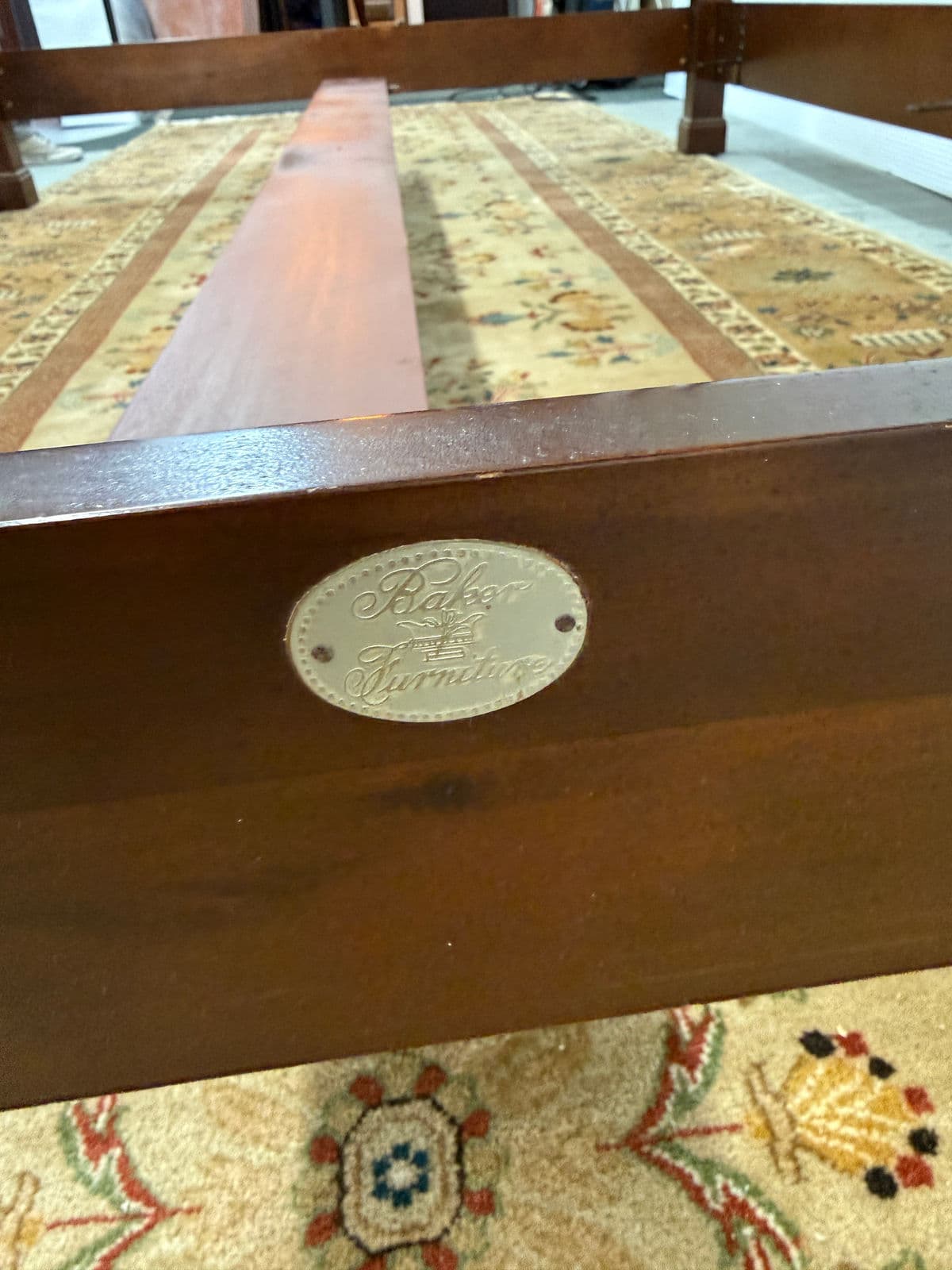 Queen Size Circa 1980's Chinese Chippendale Poster Bed Frame - Thumbnail 11